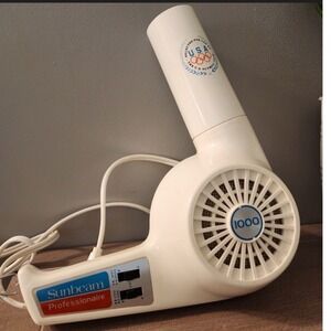 VTG Sunbeam Professionaire 1000 Hair Dryer 1976 USA olympic swimming Team RARE